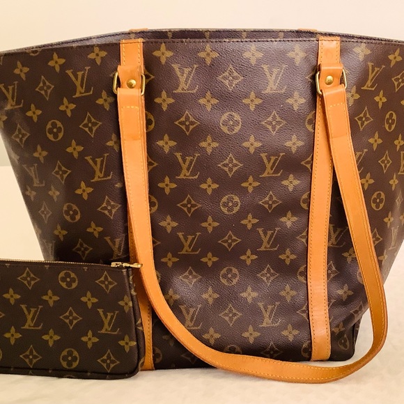 Vintage Louise Vuitton Messenger Tote with wallet. - Picture 1 of 5